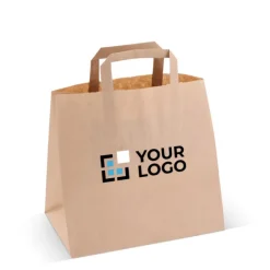 Gift Campaign Busta di carta kraft FSC da 70g/m2 con manici in carta></noscript> Buste Di Carta