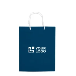 Gift Campaign Busta di carta laminata da 200g/m2 colorata con manici in corda><noscript><img width=