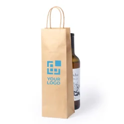 Gift Campaign Busta di carta per bottiglie vino personalizzate 100 g/m2 Kraft></noscript> Buste Di Carta