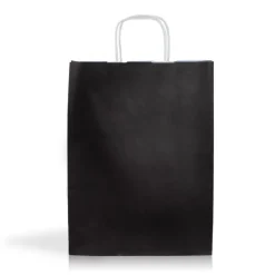 Gift Campaign Busta di vari colori con manici corti in carta kraft da 90 g/m2> Buste Di Carta