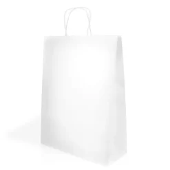 Gift Campaign Busta ecologica in carta kraft da 100 g/m2 con manici corti> Buste Di Carta