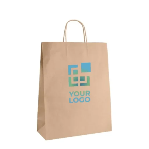 Gift Campaign Busta in carta kraft FSC da 120g/m2 di grandi dimensioni per negozi> Buste Di Carta
