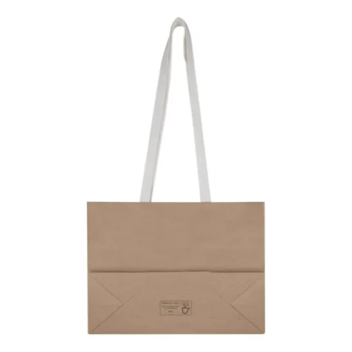 Gift Campaign Busta orizzontale di carta kraft FSC 150g/m2 e manici lunghi in cotone> Buste Di Carta