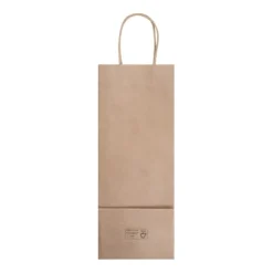 Gift Campaign Busta per bottiglia di carta kraft da 120 g/m2 con certificazione FSC></noscript> Buste Di Carta