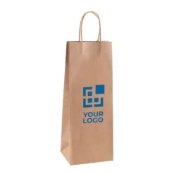 Gift Campaign Busta per bottiglia di carta kraft da 120 g/m2 con certificazione FSC></noscript> Buste Di Carta