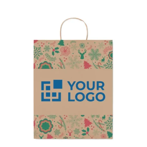 Gift Campaign Busta per regalo di Natale in carta kraft da 90 gr/m2 Surprise Large> Gadget Natalizi