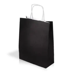 Gift Campaign Busta piccola di vari colori con manici corti in carta kraft da 90g/m2> Buste Di Carta