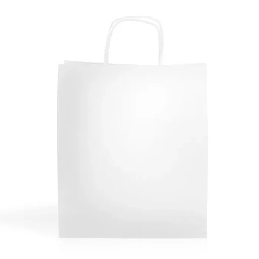 Gift Campaign Busta regalo ecologica con manici corti in carta kraft da 90 g/m2> Buste Di Carta