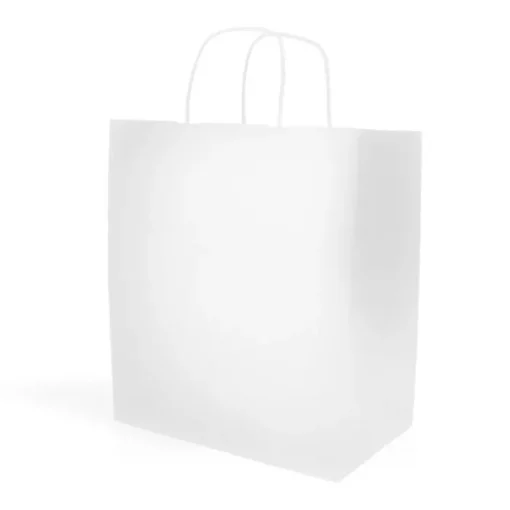 Gift Campaign Busta regalo ecologica con manici corti in carta kraft da 90 g/m2> Buste Di Carta