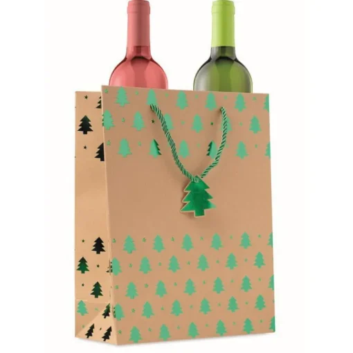 Gift Campaign Buste da regalo natalizie personalizzate con abeti Gift Sparkle> Gadget Natalizi|Buste Di Carta