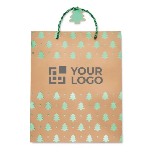 Gift Campaign Buste da regalo natalizie personalizzate con abeti Gift Sparkle> Gadget Natalizi|Buste Di Carta