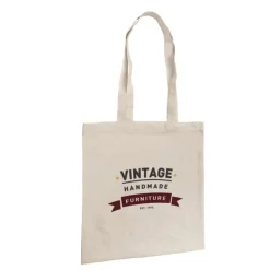 Gift Campaign Buste di stoffa per fiere con manici lunghi da 100 g/m² Eco Long> Borse Per La Spesa|Borse Di Tela Personalizzate