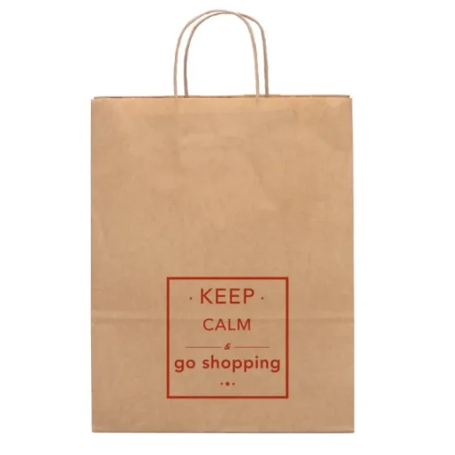 Gift Campaign Buste per la spesa personalizzate maniglie ritorte 115 g/m2 Craft> Buste Di Carta