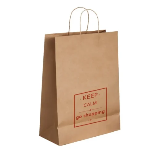 Gift Campaign Buste per la spesa personalizzate maniglie ritorte 115 g/m2 Craft> Buste Di Carta