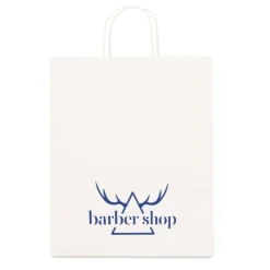 Gift Campaign Buste per negozi di carta kraft bianca da 100 g/m2 Retail Large> Buste Di Carta