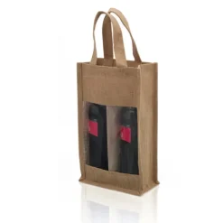Gift Campaign Buste vino personalizzate per due bottiglie 75 cl Doble Vino Yute></noscript> Borse In Juta