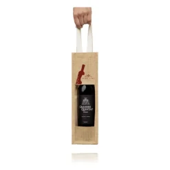 Gift Campaign Buste vino personalizzate in juta con finitura laminata per bottiglie da 750 ml> Borse In Juta