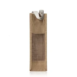 Gift Campaign Buste vino personalizzate in juta con finitura laminata per bottiglie da 750 ml> Borse In Juta