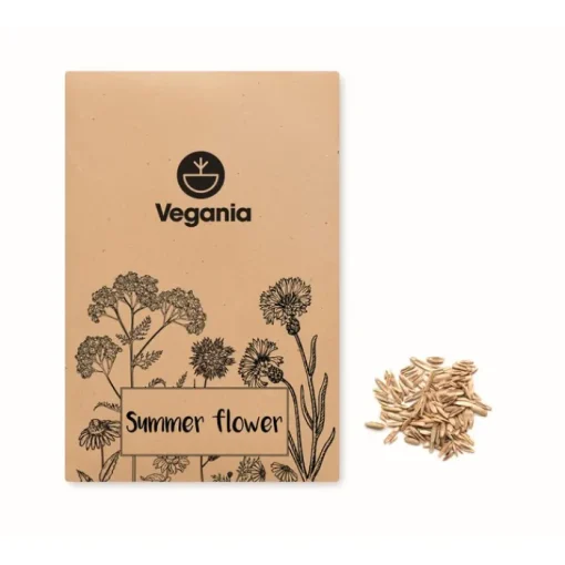 Gift Campaign Bustina di carta kraft con semi di fiori di campo Semi Flower> Vasetti Con Semi