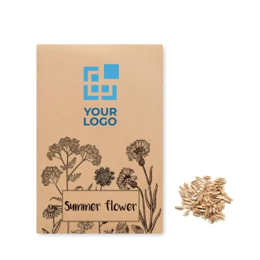 Gift Campaign Bustina di carta kraft con semi di fiori di campo Semi Flower> Vasetti Con Semi