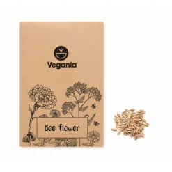 Gift Campaign Bustina di carta kraft personalizzata con semi di fiori d'ape Bee></noscript> Vasetti Con Semi