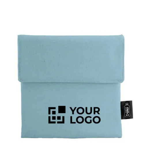 Gift Campaign Bustina per alimenti in RPET con interno laminato Sandwich RPET> Gadget Per La Scuola|Porta Pranzo