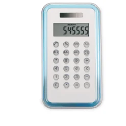 Gift Campaign Calcolatrice personalizzabile 8 cifre pannello solare e pile BasiCal> Gadget Per La Scuola