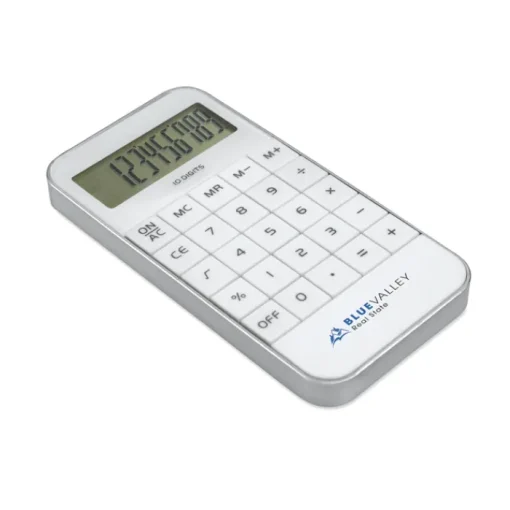 Gift Campaign Calcolatrice personalizzata 10 cifre in ABS con batteria DigiCal> Gadget Per La Scuola