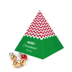 Gift Campaign Calendario Avvento a forma di piramide con cioccolatini al latte UTZ> Gadget Natalizi