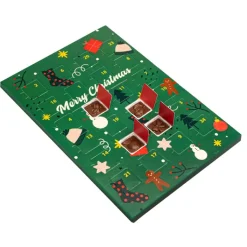 Gift Campaign Calendario Avvento con cioccolatini al latte confezione biodegradabile> Gadget Natalizi