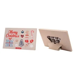 Gift Campaign Calendario Avvento orizzontale personalizzato con apertura a libretto> Gadget Natalizi