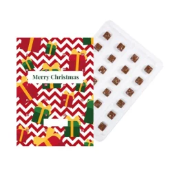 Gift Campaign Calendario dell'Avvento con cioccolatini al latte con logo> Gadget Natalizi