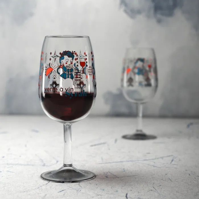 Gift Campaign Calice da vino in tritan personalizzati in quadricromia 225 ml Wine> Bicchieri Di Plastica Personalizzati