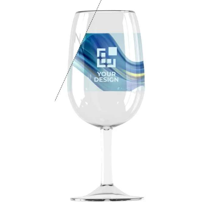 Gift Campaign Calice da vino in tritan personalizzati in quadricromia 225 ml Wine> Bicchieri Di Plastica Personalizzati