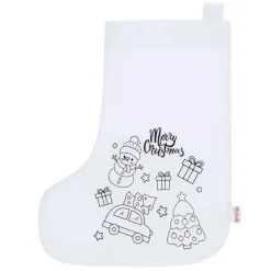 Gift Campaign Calza della Befana da appendere e colorare con i 5 pastelli a cera></noscript> Gadget Natalizi