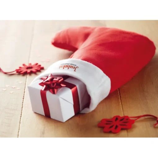 Gift Campaign Calza della Befana in tessuto non tessuto personalizzabile Santa> Gadget Natalizi