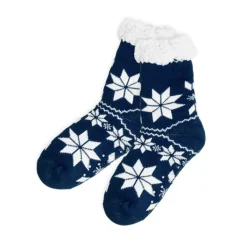 Gift Campaign Calzini antiscivolo rossi con design natalizio e logo Cozy Xmas> Gadget Natalizi