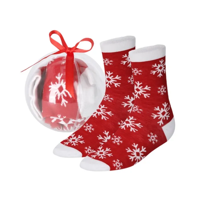Gift Campaign Calzini natalizi taglia S/M contenuti in pallina di Natale trasparente> Gadget Natalizi