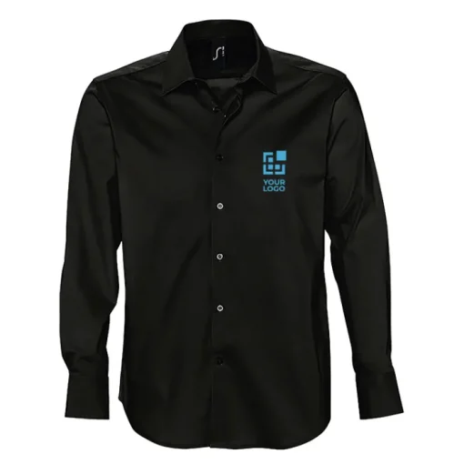 Gift Campaign Camicia da uomo aderente in cotone ed elastan da 140g/m2 SOL'S Brighton> Camicie Personalizzate