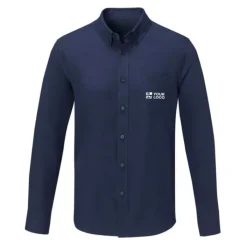 Gift Campaign Camicia da uomo in tessuto oxford 130 g/m2 con logo Elevate Essentials></noscript> Camicie Personalizzate