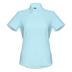 Gift Campaign Camicia maniche corte da donna in cotone oxford 130 g/m2 THC London WH> Camicie Personalizzate