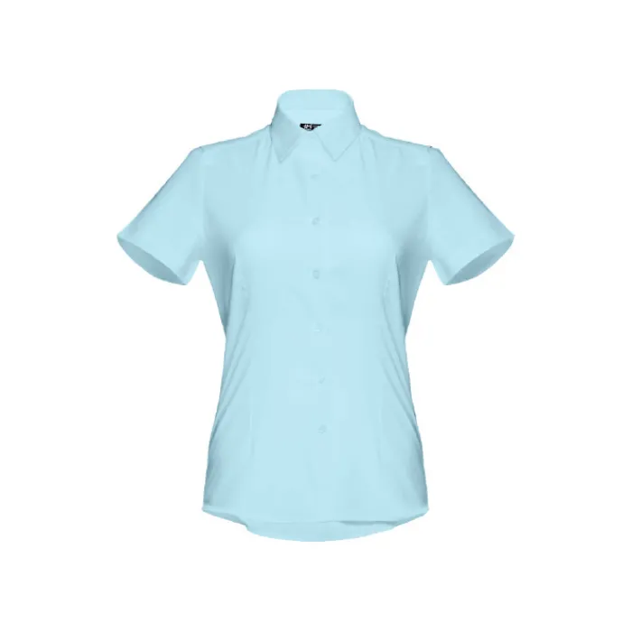 Gift Campaign Camicia maniche corte da donna in cotone oxford 130 g/m2 THC London WH> Camicie Personalizzate