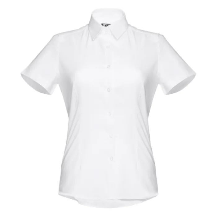 Gift Campaign Camicia maniche corte da donna in cotone oxford 130 g/m2 THC London WH> Camicie Personalizzate