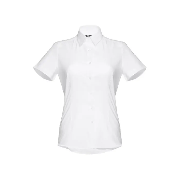 Gift Campaign Camicia maniche corte da donna in cotone oxford 130 g/m2 THC London WH> Camicie Personalizzate