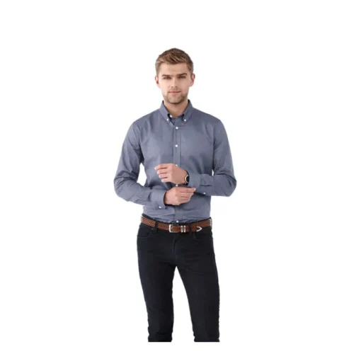 Gift Campaign Camicie aziendali da uomo in cotone oxford 142 g/m2 Elevate Life> Camicie Personalizzate