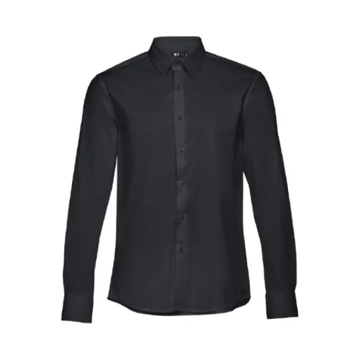 Gift Campaign Camicie da uomo con logo in tessuto popeline da 115 g/m2 THC Paris> Camicie Personalizzate