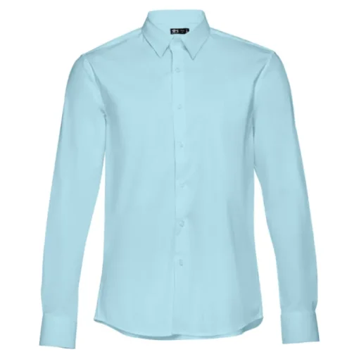 Gift Campaign Camicie da uomo con logo in tessuto popeline da 115 g/m2 THC Paris> Camicie Personalizzate