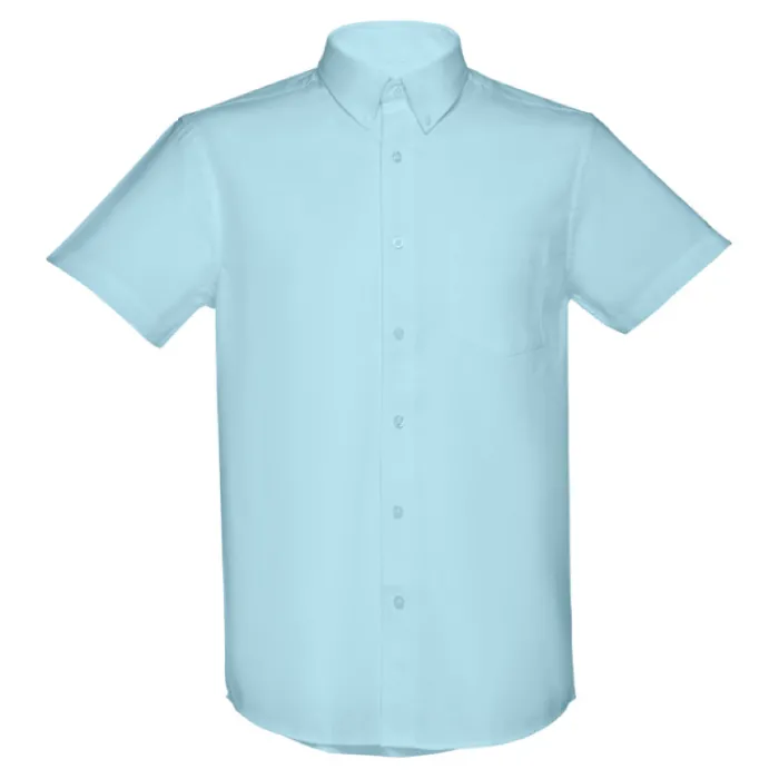 Gift Campaign Camicie maniche corte da uomo in cotone oxford 130g/m2 THC London WH> Camicie Personalizzate