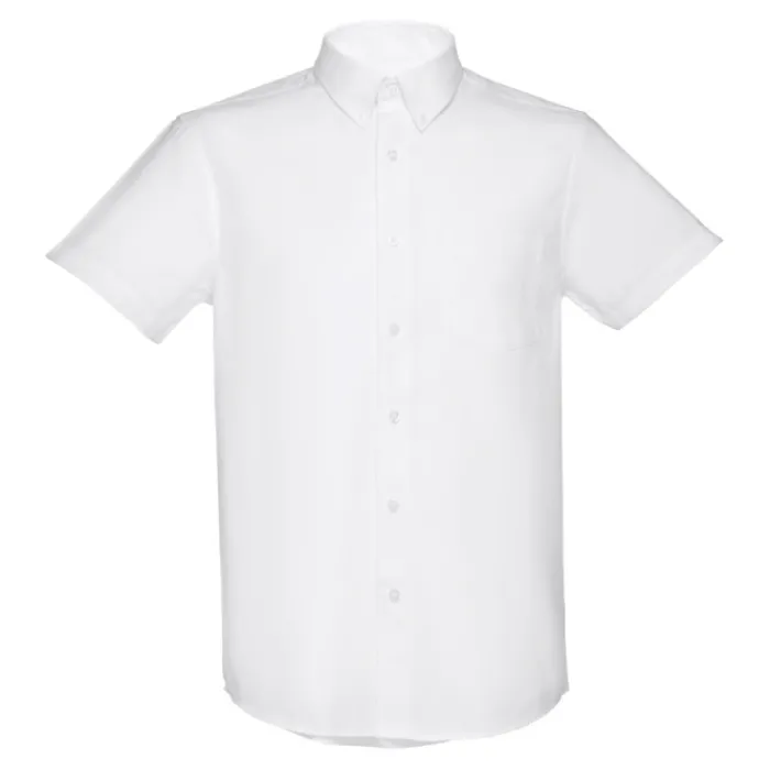 Gift Campaign Camicie maniche corte da uomo in cotone oxford 130g/m2 THC London WH> Camicie Personalizzate
