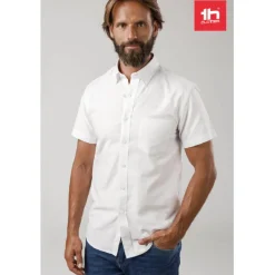 Gift Campaign Camicie maniche corte da uomo in cotone oxford 130g/m2 THC London WH></noscript> Camicie Personalizzate